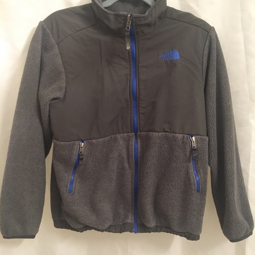 Boys North Face Zip Up Sweater
